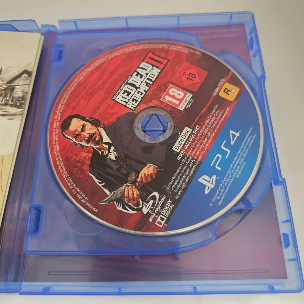 Rockstar Games Red Dead Redemption II 2 PS4 PlayStation 4 Two Disc Set with Map